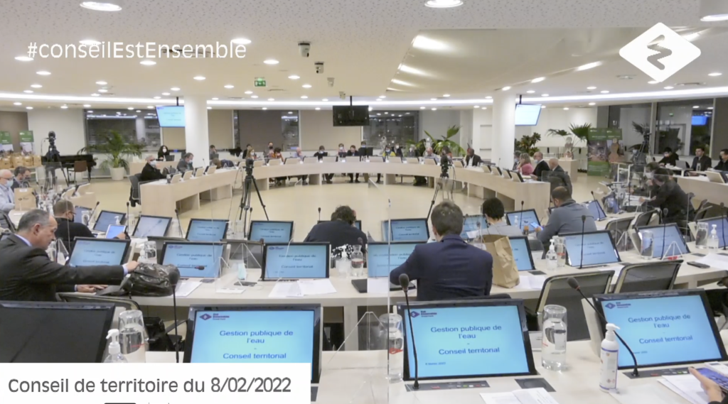 Conseil de territoire d'Est ensemble du 8 février 2022