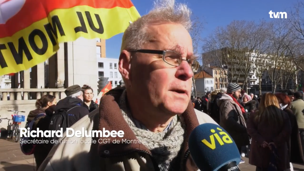 Les montreuillois opposés à la reforme des retraites de nouveau mobilisés